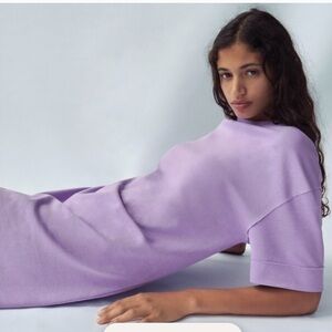 Zara Basic Lavender T-Shirt Dress/Shift Dress
